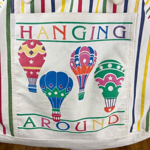 Vintage Hanging Around Air Balloon Crossbody Duffle - Picture 2 of 7